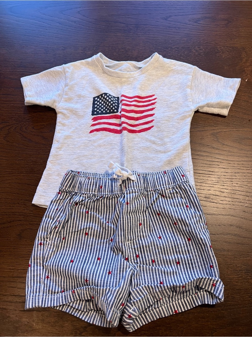 American Flag Outfit Set 18 months